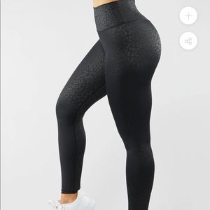 Rebel Black Leopard Legging Buffbunny NWT